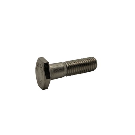 Suburban Bolt And Supply 1/2"-13 Hex Head Cap Screw, Plain Stainless Steel, 2-1/4 in L A2010320216